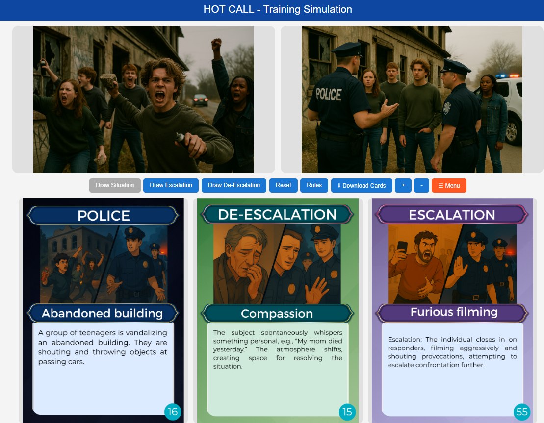 Hot Call — Communication training card game